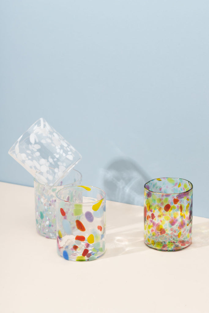 Confetti Glass (Snowfall) by Studio Arhoj