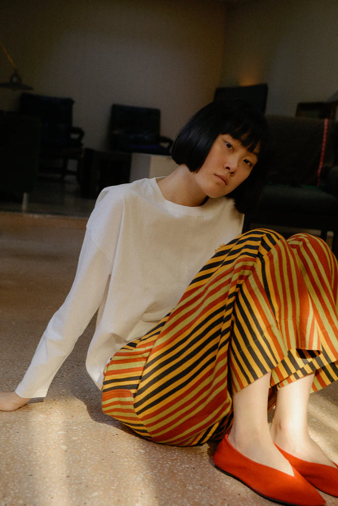 Camden Trouser (Painters Stripe) by L.F. Markey