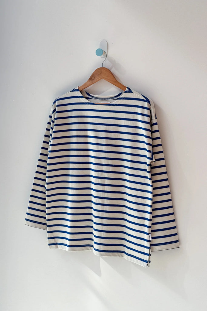 Marseille Top (Blue/Cream) by Le Bon Shoppe