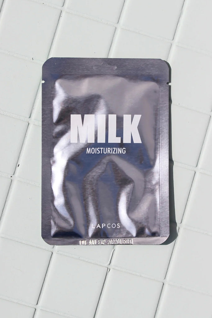 Sheet Face Mask (Milk) by LAPCOS