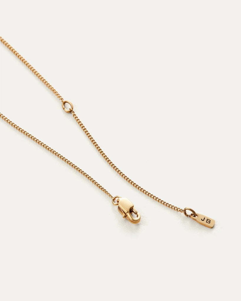 Monogram Gold Necklace (Letter C)