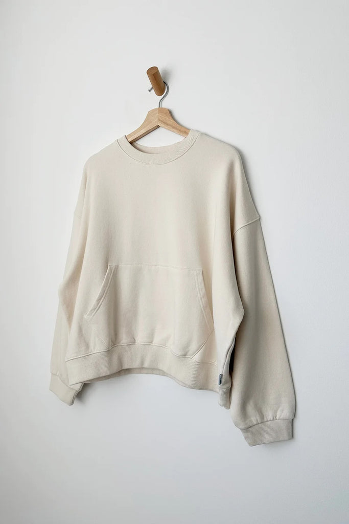 French Terry Poche Top (Naturel) by Le Bon Shoppe