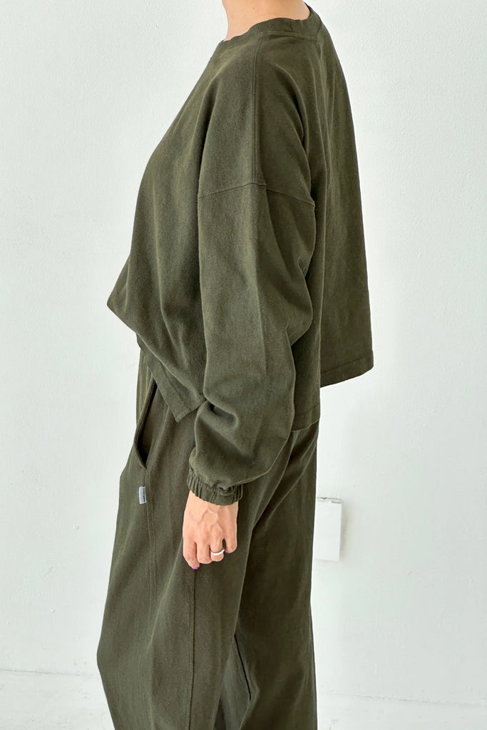 Naturelle Tee (Olive) by Le Bon Shoppe