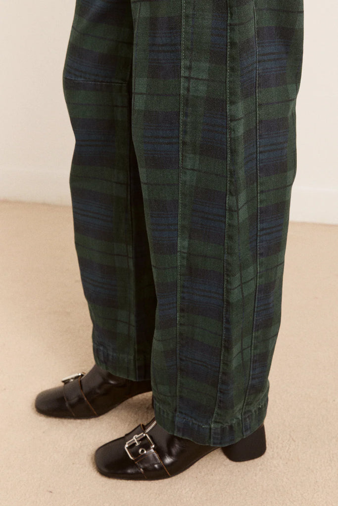 Felix Jeans (Over Dye Check) by Damson Madder