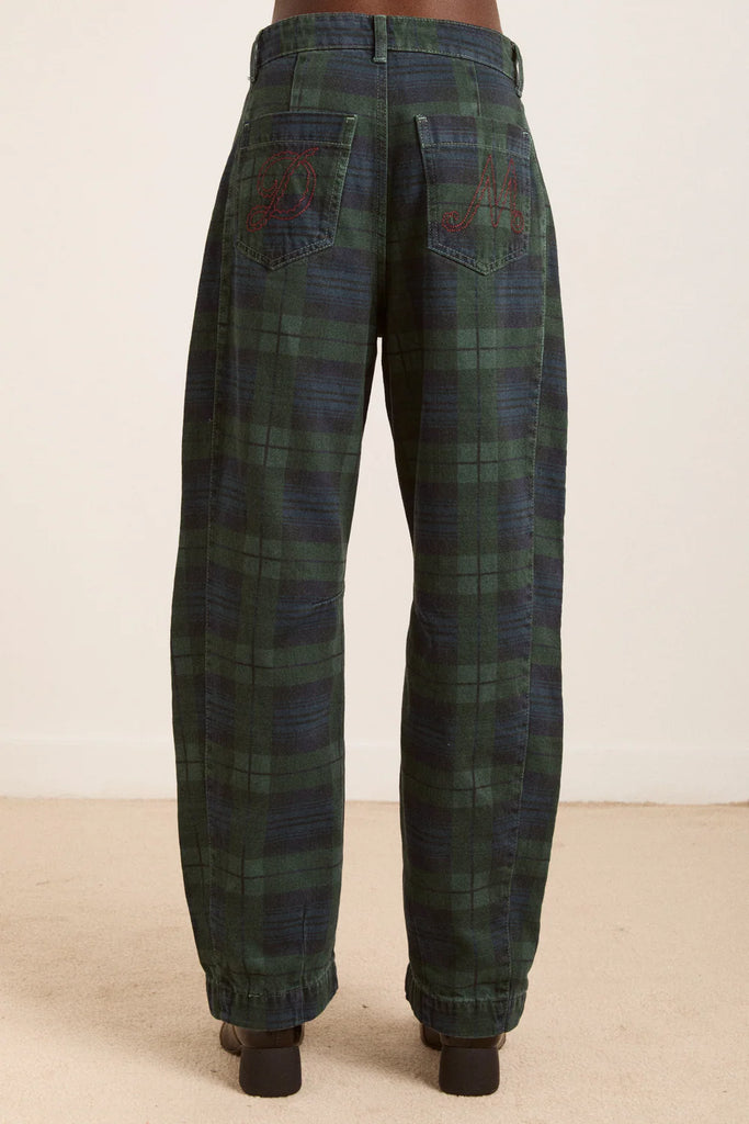 Felix Jeans (Over Dye Check) by Damson Madder