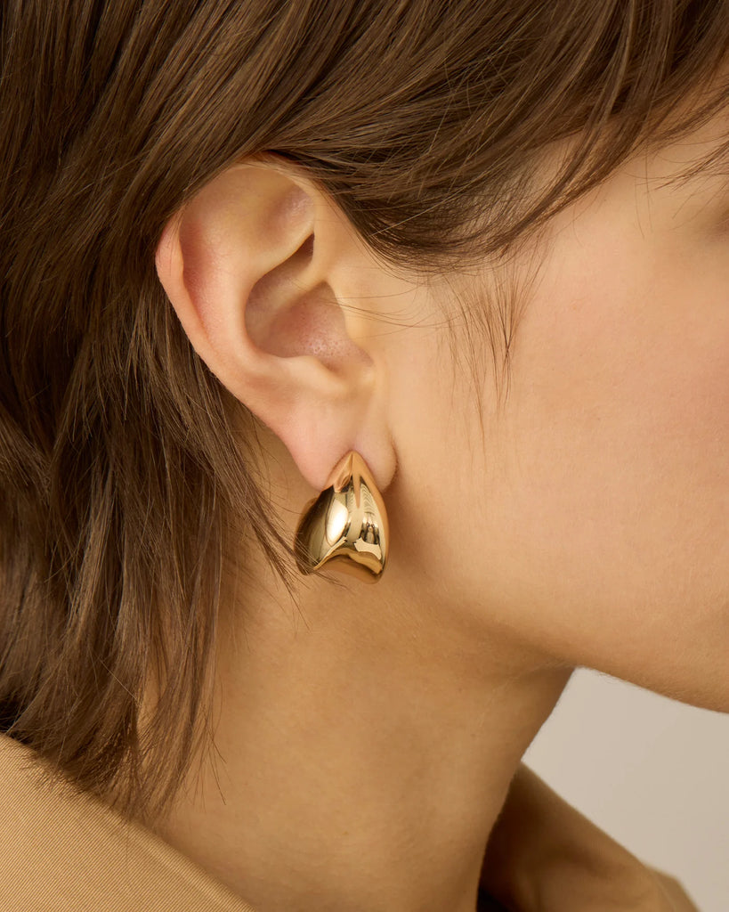 Nouveaux Puff Earrings (Gold)