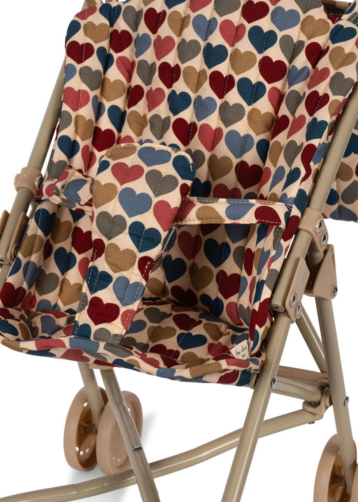 Doll Stroller (Colorful Hearts) by Konges Slojd