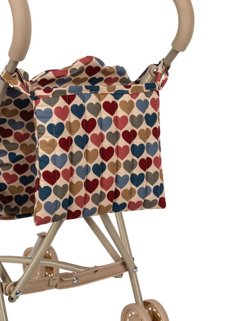 Doll Stroller (Colorful Hearts) by Konges Slojd