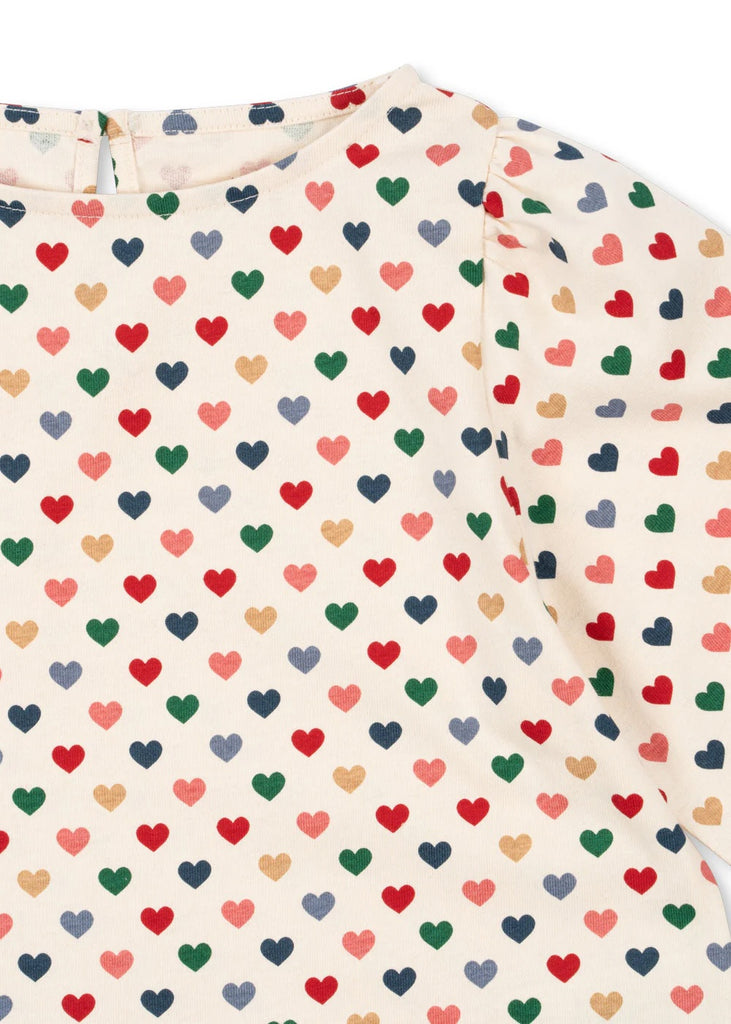 Drey Tee (Colored Hearts) by Konges Slojd