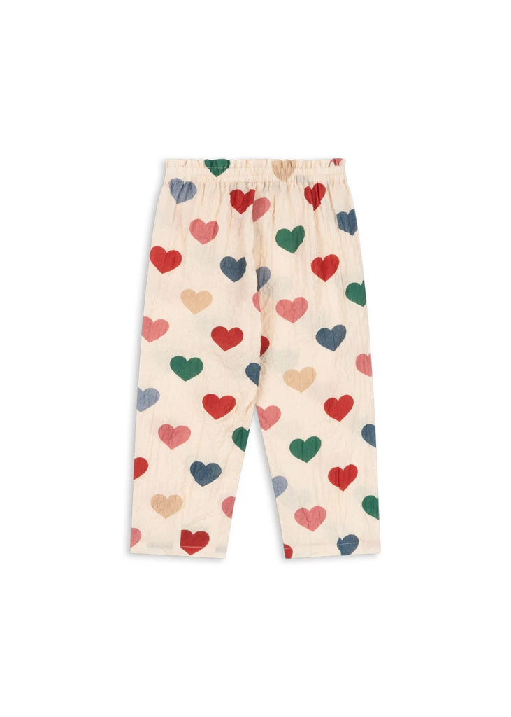 Elin Pants (Colored Hearts) by Konges Slojd