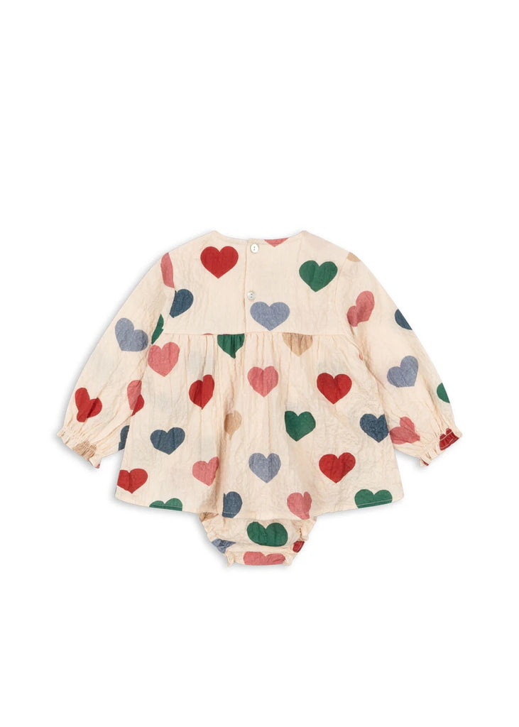 Elin Romper (Colored Hearts) by Konges Slojd