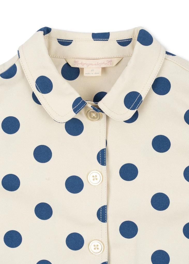 Nola Shirt Jacket (Blue Dot) by Konges Slojd