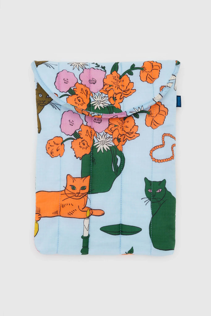 Puffy Laptop Sleeve (Table Cats) by Baggu