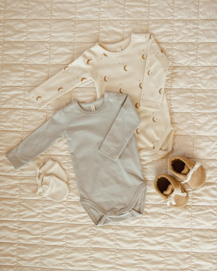 Jersey Bodysuit Set (Moon) by Quincy Mae