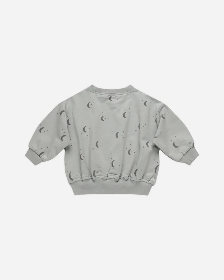 Relaxed Sweatshirt (Moon) size 3-6 m only by Quincy Mae