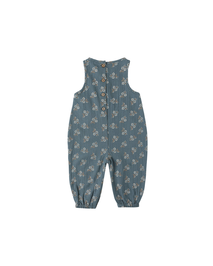 Maisie Overall (Blue Floral) by Quincy Mae