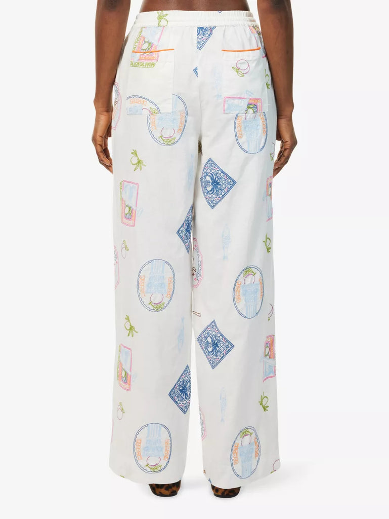 Chlo Trousers (Holiday Embroidery) by Damson Madder