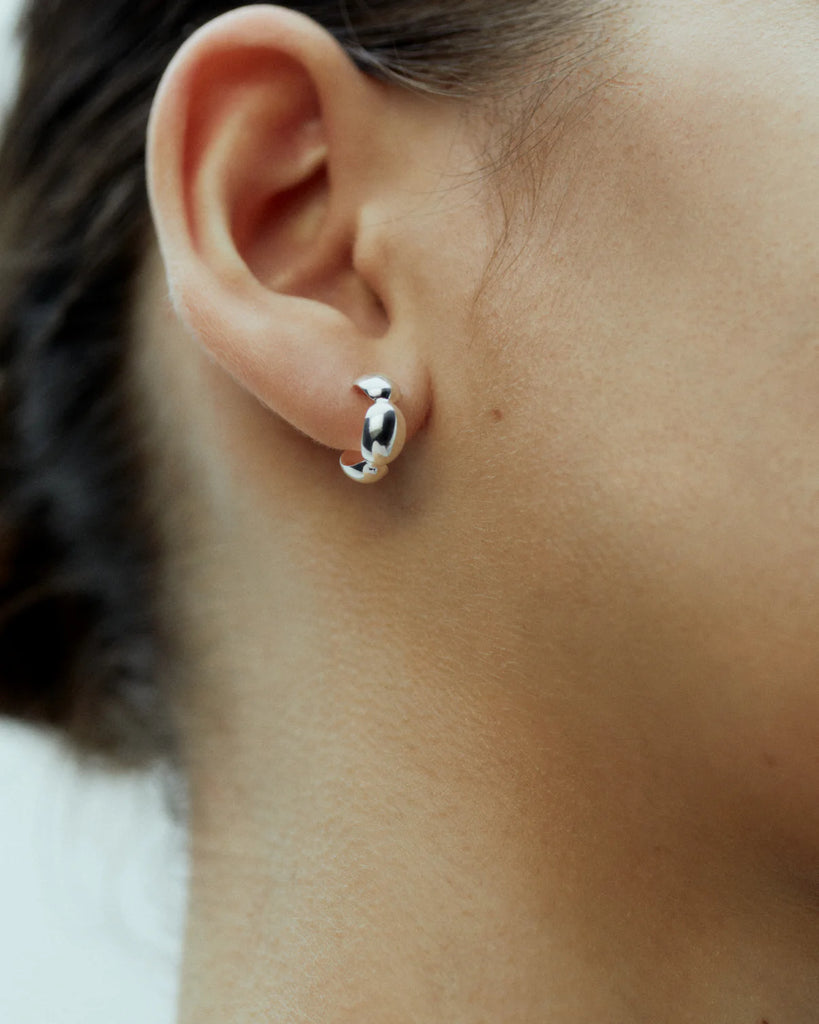 Emberly Hoops (Silver) by RAGBAG