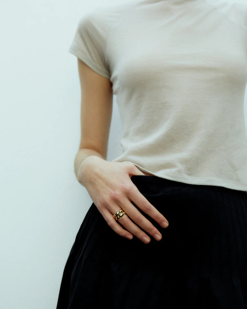 Emberly Oval Ring (Gold) by RAGBAG