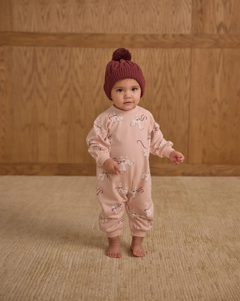 Raglan Jumpsuit (Poodles) by Rylee + Cru
