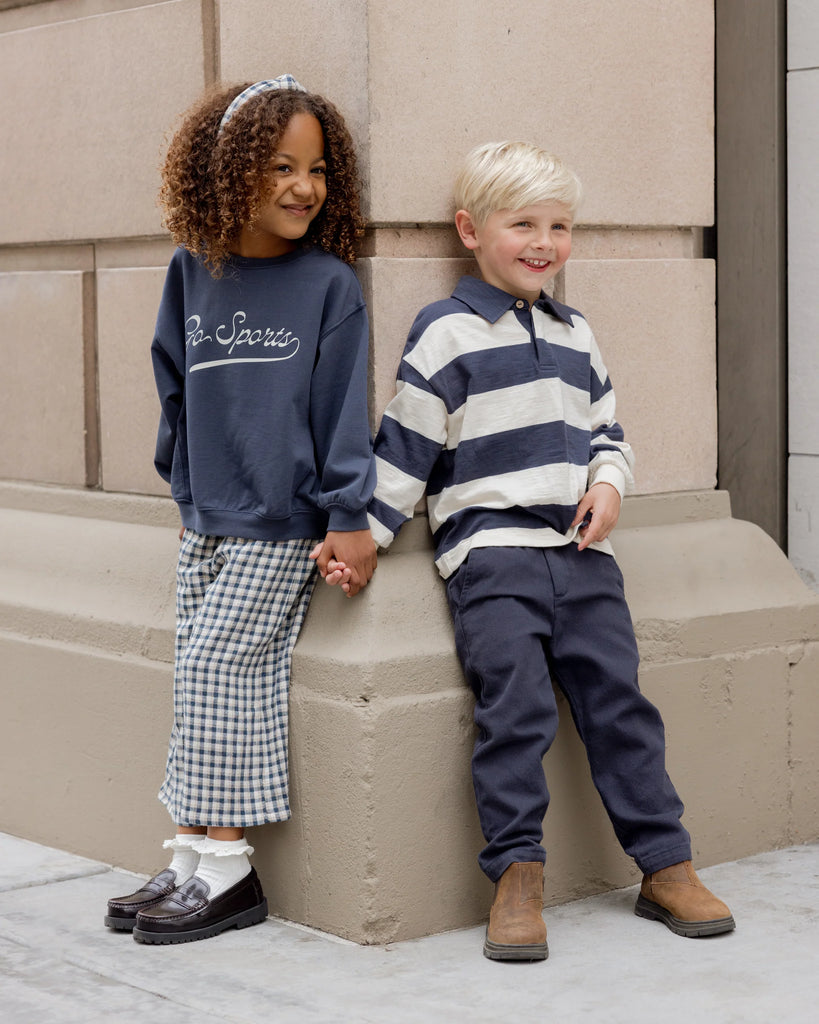 Kalen Pants (Navy) by Rylee + Cru
