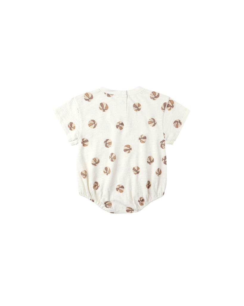 Relaxed Bubble Romper (Basketball) by Rylee + Cru