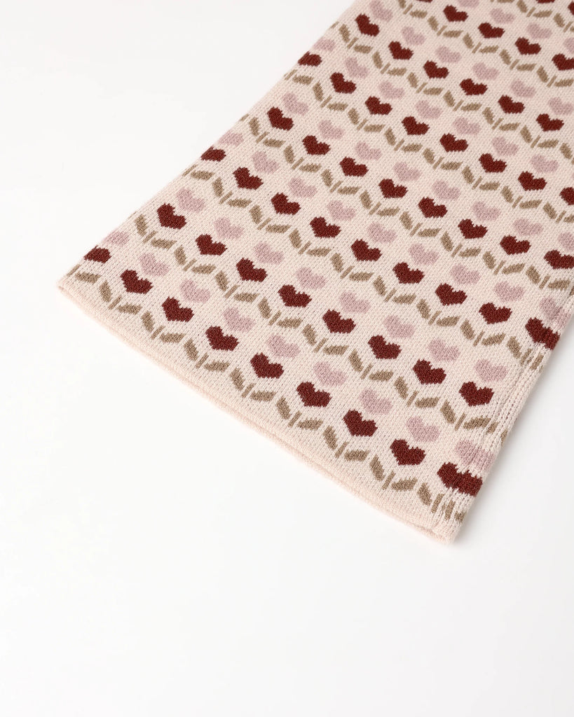 Jacquard Knit Set (Ruby Hearts) by Rylee + Cru