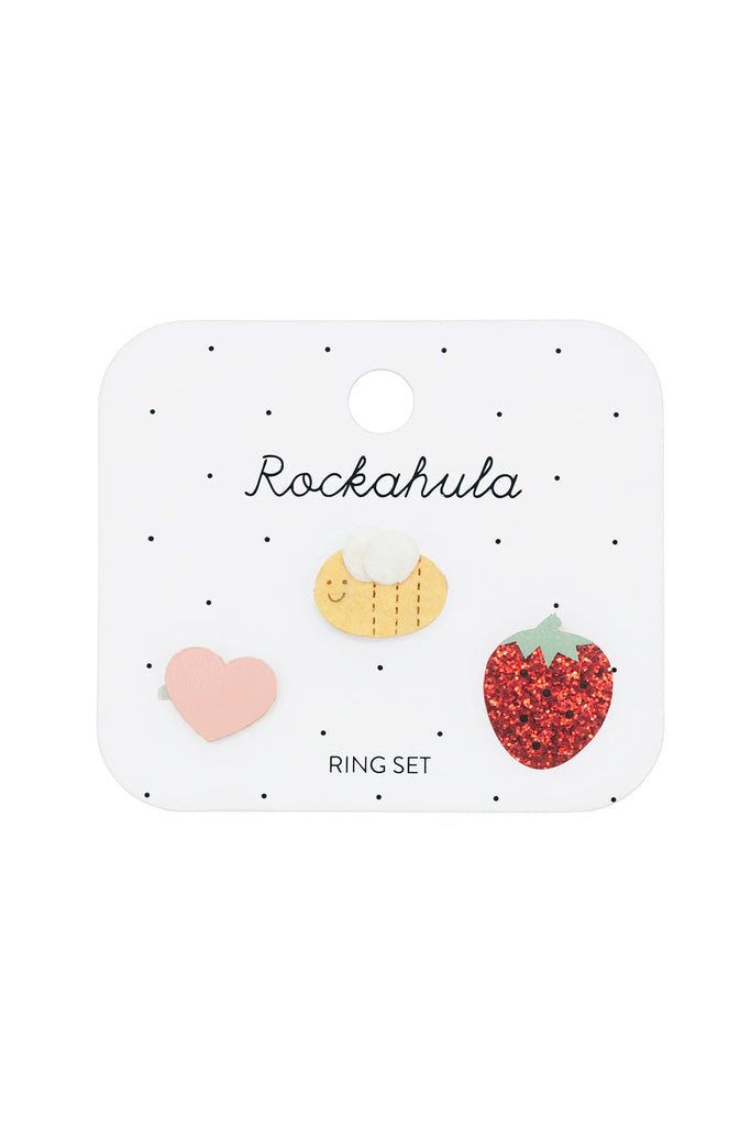 Strawberry Fair Ring Set by Rockahula