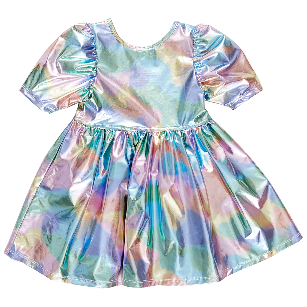 Lame Laurie Dress (Cotton Candy) by Pink Chicken