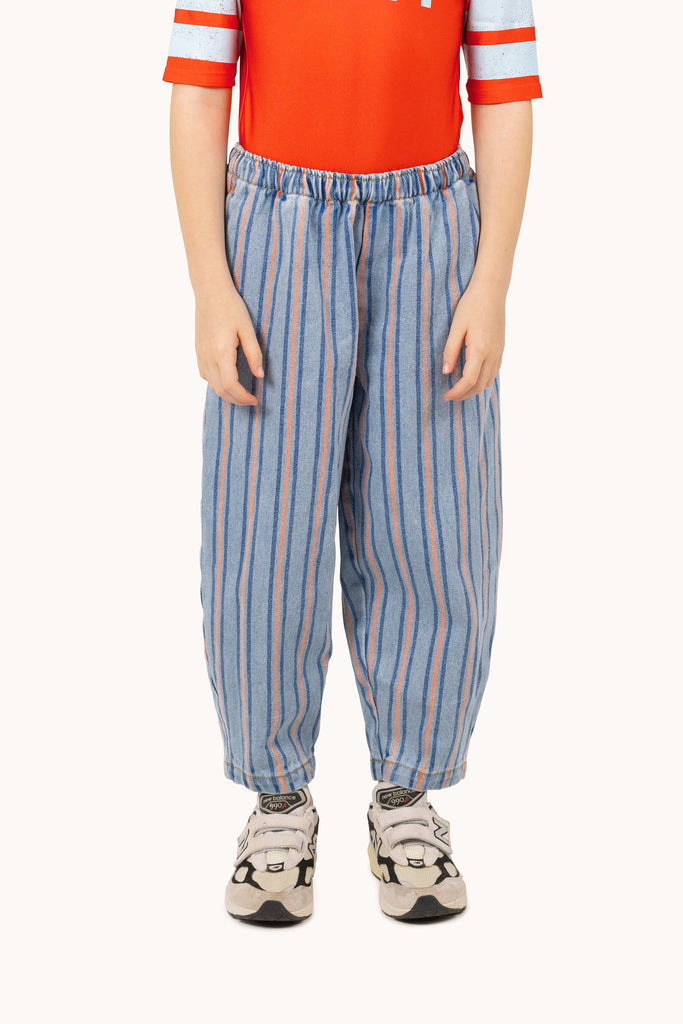 Multicolor Stripes Pants (Kids) by Tiny Cottons