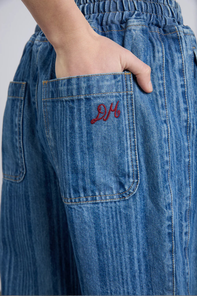 Felix Jeans (Laser Stripe) by Damson Madder