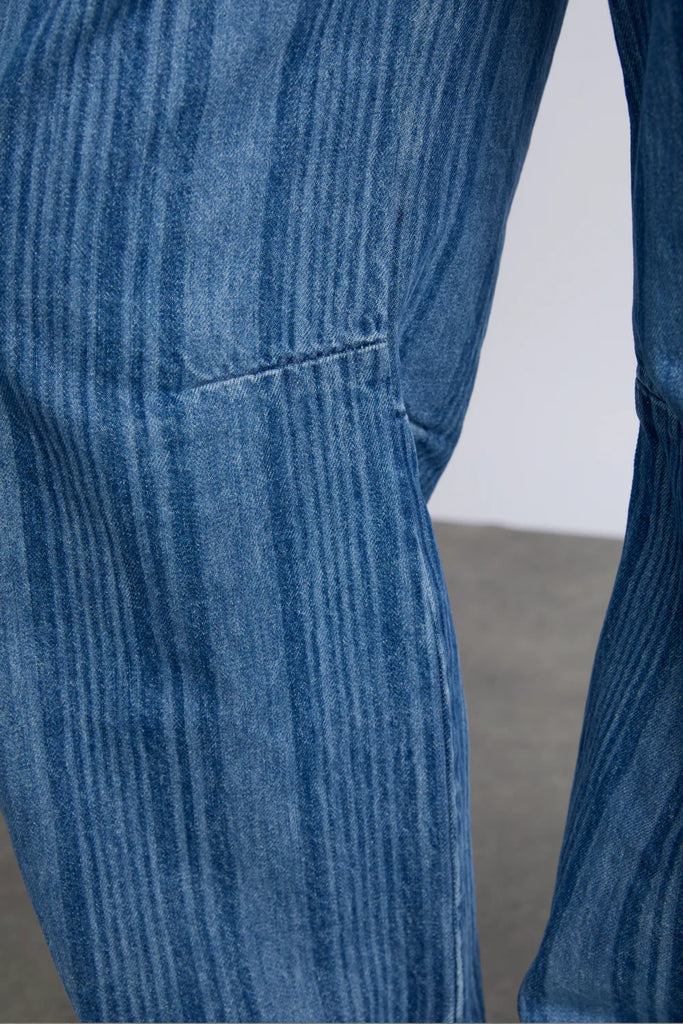 Felix Jeans (Laser Stripe) by Damson Madder