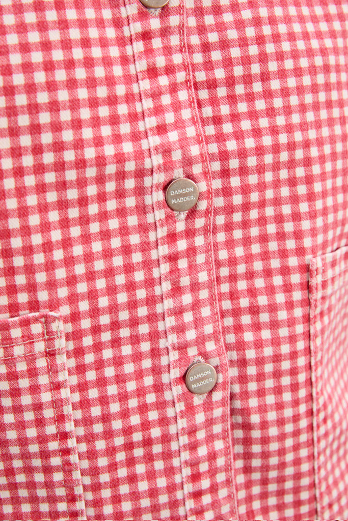 Mari Gilet (Red Gingham) by Damson Madder