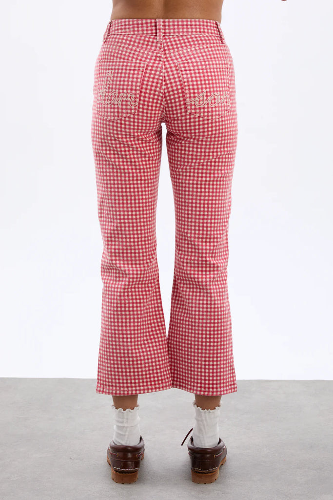 Kenny Jeans (Red Gingham) by Damson Madder