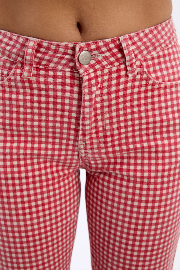 Kenny Jeans (Red Gingham) by Damson Madder