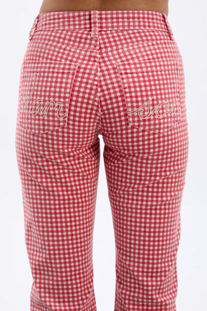 Kenny Jeans (Red Gingham) by Damson Madder