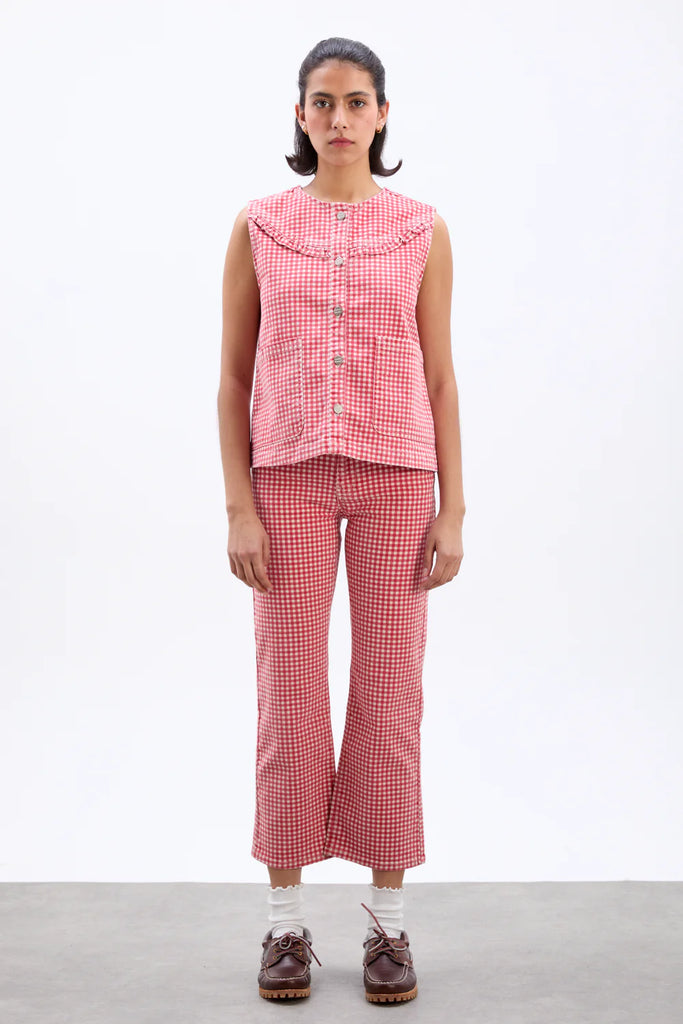 Kenny Jeans (Red Gingham) by Damson Madder