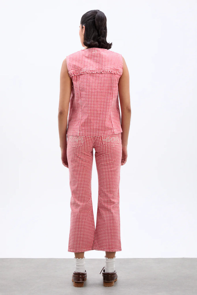 Kenny Jeans (Red Gingham) by Damson Madder