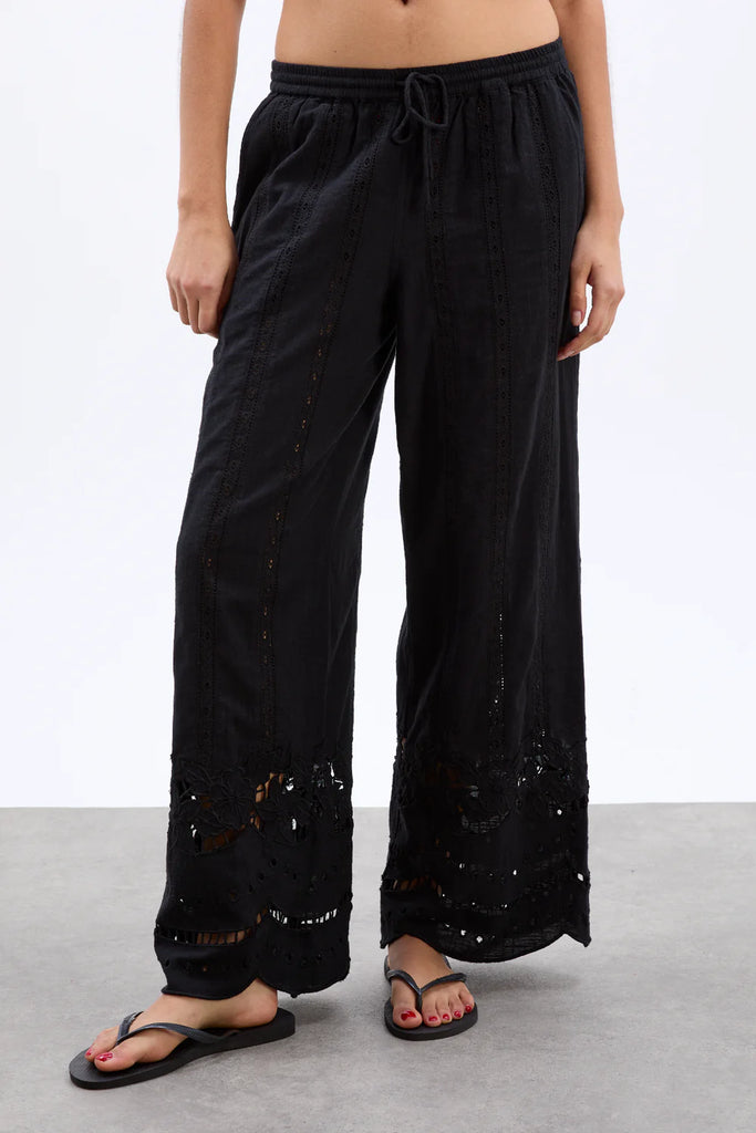 Martina Trousers (Black) by Damson Madder