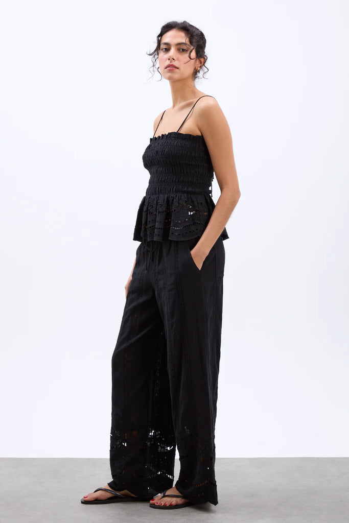 Martina Trousers (Black) by Damson Madder