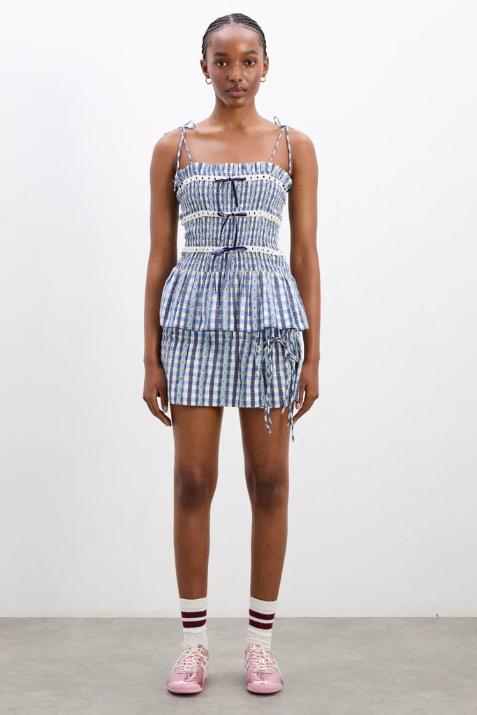 Katya Cami (Margot Gingham) by Damson Madder