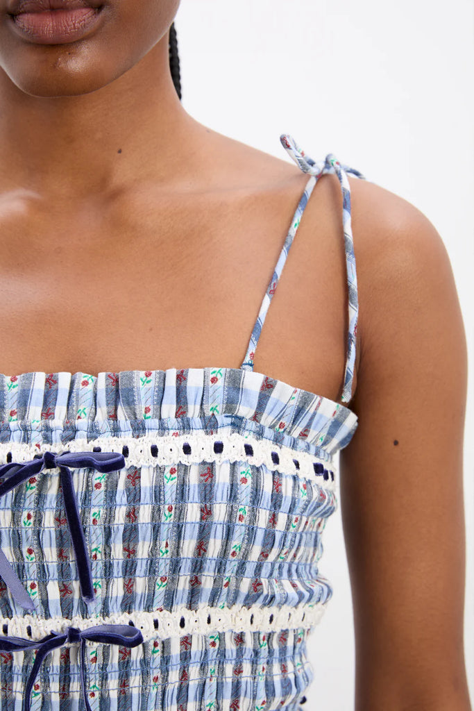 Katya Cami (Margot Gingham) by Damson Madder
