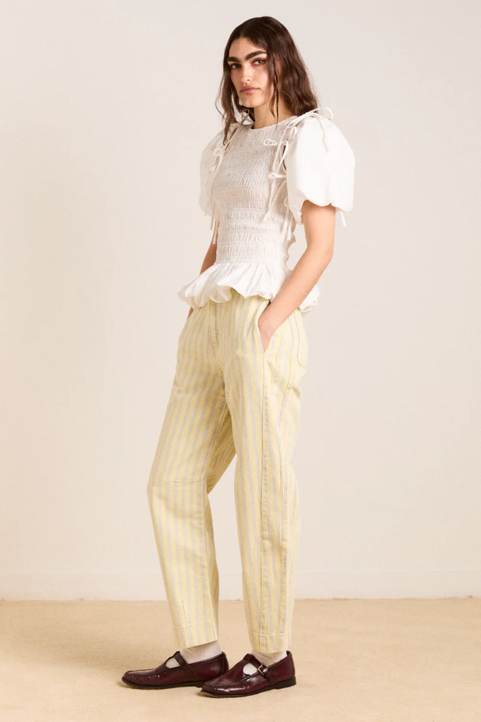Becca Blouse (White) by Damson Madder