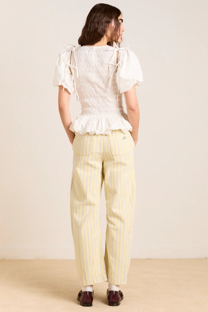 Becca Blouse (White) by Damson Madder