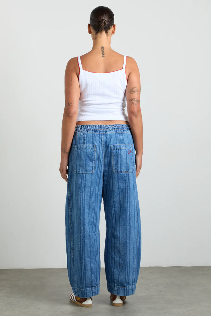 Felix Jeans (Laser Stripe) by Damson Madder