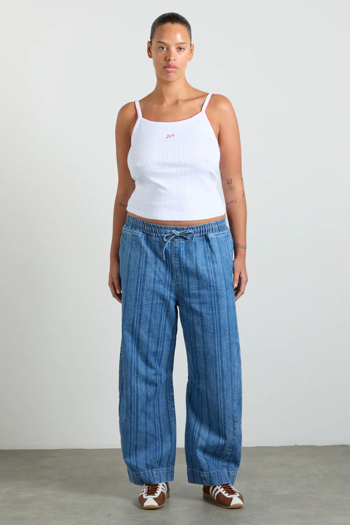Felix Jeans (Laser Stripe) by Damson Madder