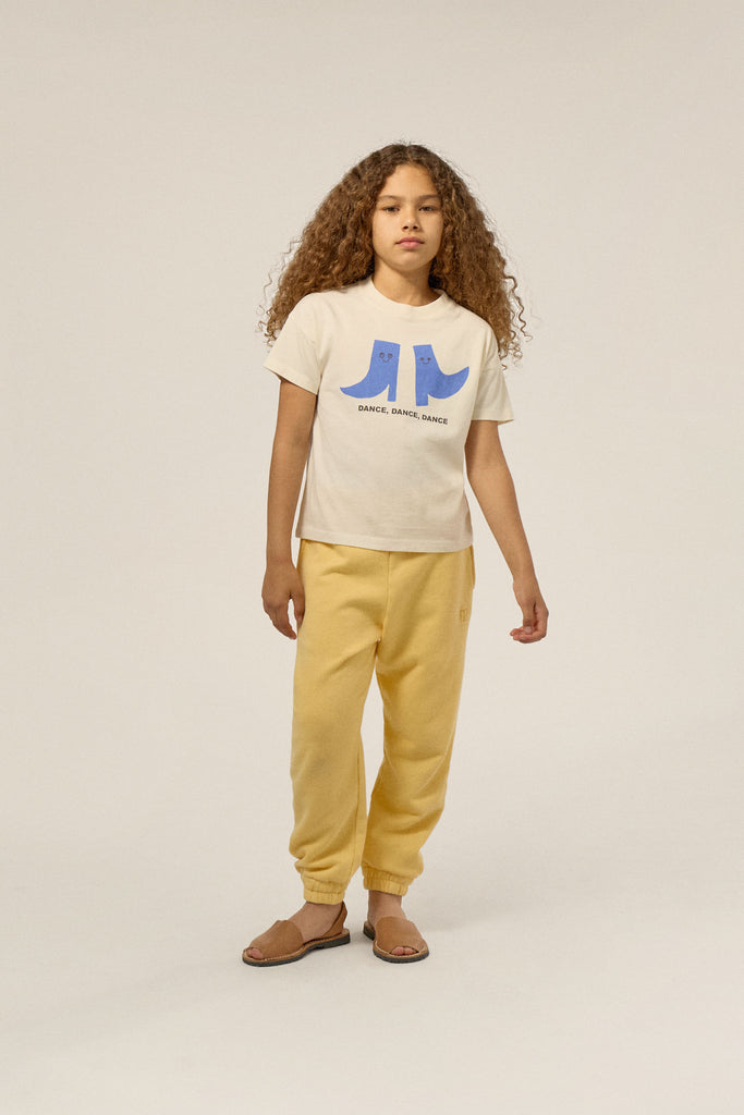 Happy Boots Ecru Tee (Kids) by the campamento