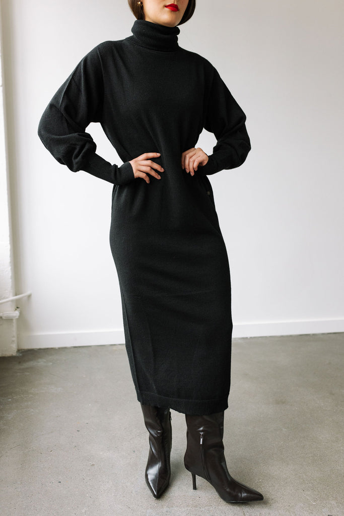 Pamela Dress (Black) by ottod'Ame