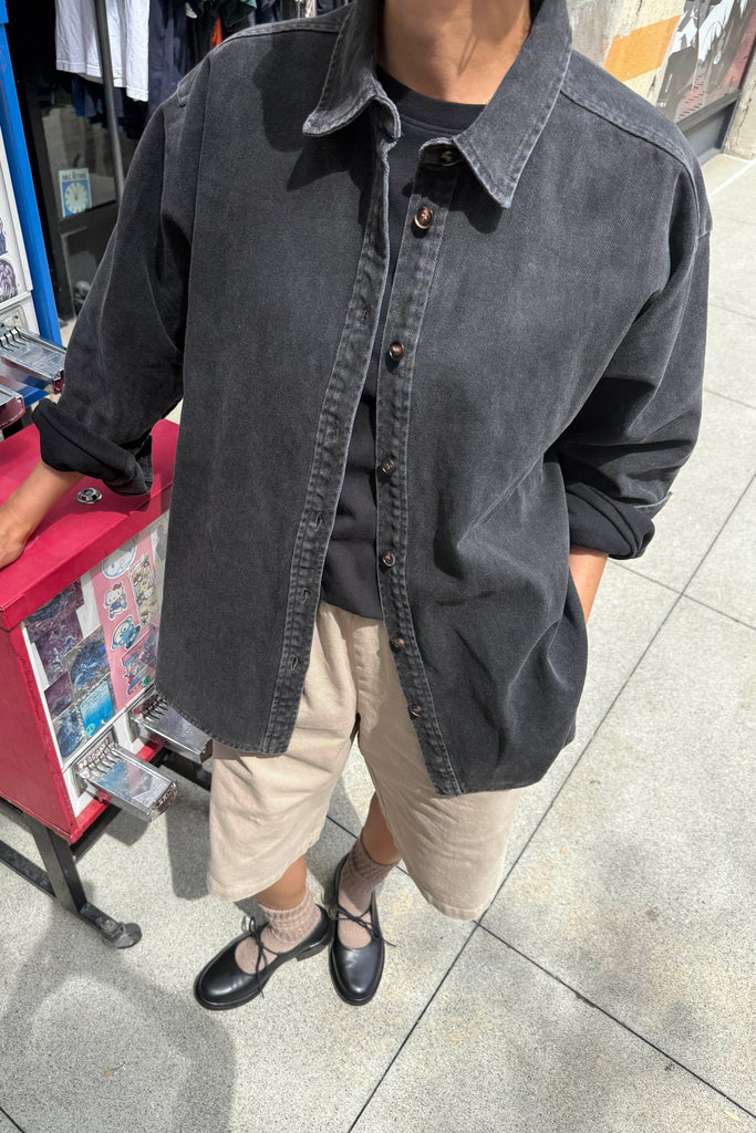 Theo Jacket (Black Denim) by Le Bon Shoppe
