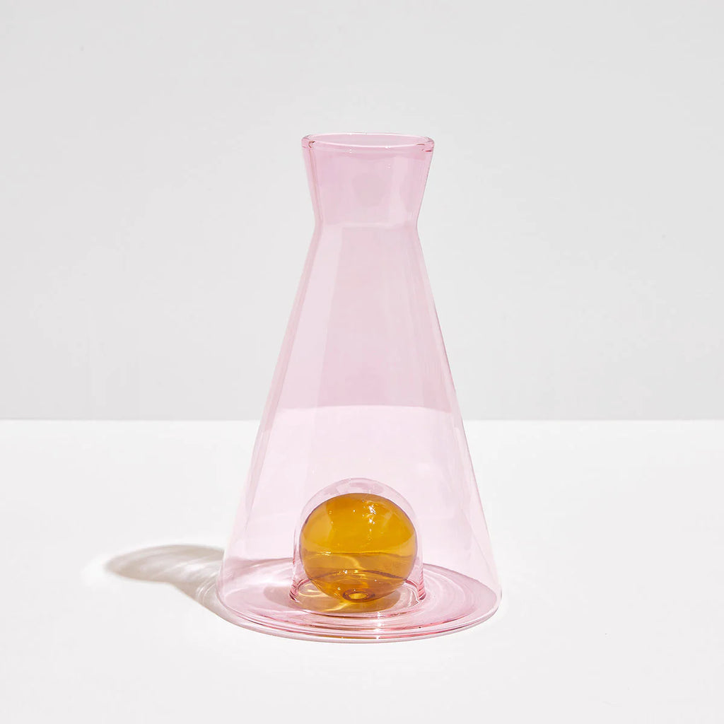 Vice Versa Carafe (Pink + Amber)